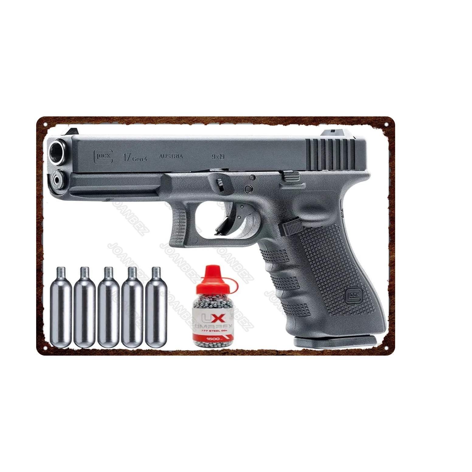 

Automatic dark single bar metal bracelet pull PPQ manual trigger 1500BBS carbon dioxide 10XCO2 metal iron skin painting