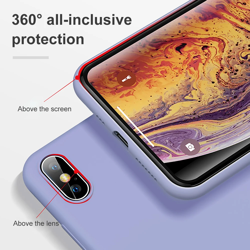 Силиконовый чехол для iPhone 7 8 11 pro max 2019 XR X XS MAX 6 6S Plus | Мобильные телефоны и