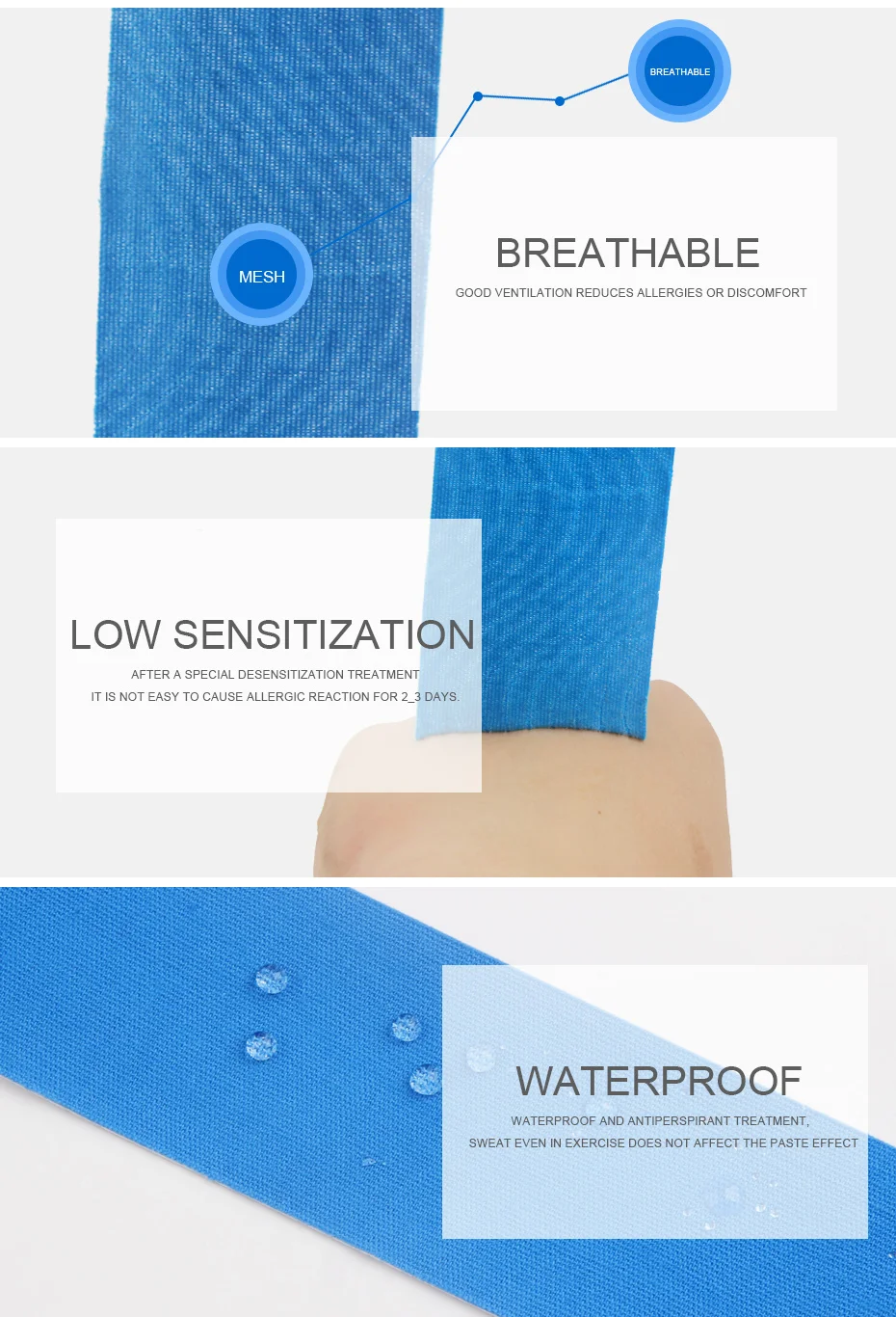 

20 Pcs To 5 Pcs Good Quality Kinesiotape Tapes Kinesiology Tape Sport Athletic Taping Strapping Football Exercise Knee Protect