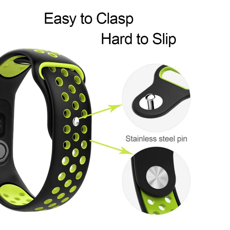 Высококачественный цветной силиконовый ремешок для умных часов Tomtom Touch 7 цветов