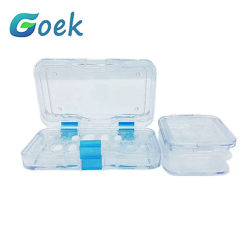

10pcs Dental Tooth Box With Film Lab Material Dental Supply Denture Storage Membrane Tooth Box With Hole