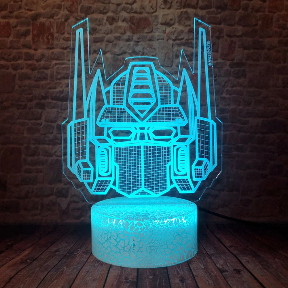 Креативный 3d рыцарь Autobots транс фигура Оптимус Прайм трансформеры 7 цветов