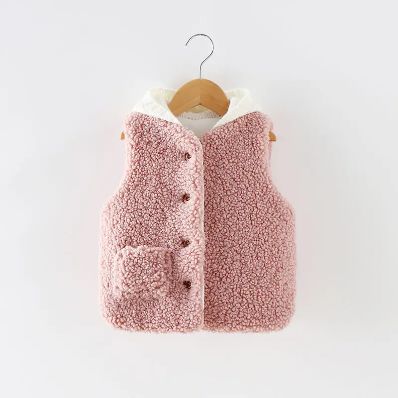 Детская осенне зимняя теплая куртка Детские милые пальто с капюшоном плюшевая