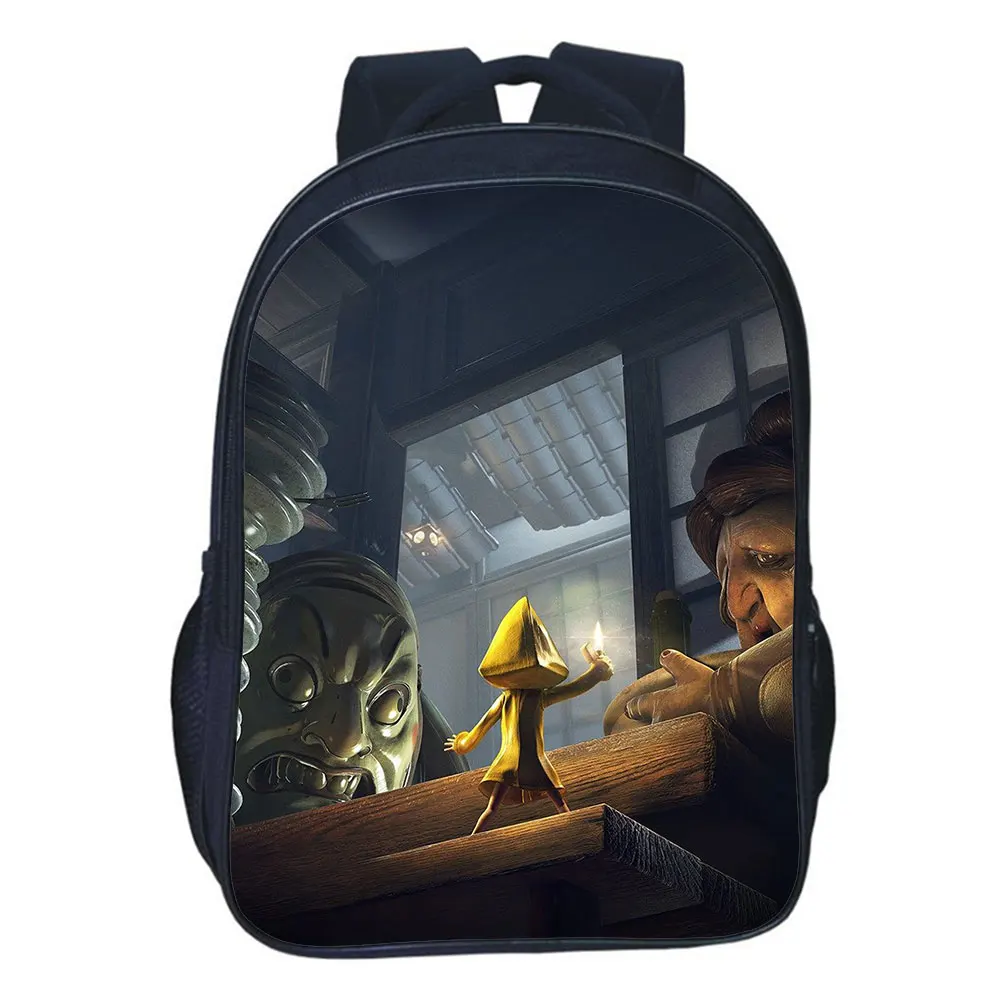 Рюкзак игровой маленький кошмарный для подростков, вместительная школьная сумка, двухслойная сумка для книг для мальчиков и девочек, мульт...