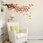 Настенная Наклейка с кленовыми листьями, декор для спальни, гостиной, дивана, домашние обои, роспись