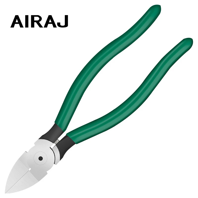 

AIRAJ CR-V Plastic Pliers European Type 5/6/7 inch Nippers Electrical Wire Cable Cutters Diagonal Pliers for Jewelry