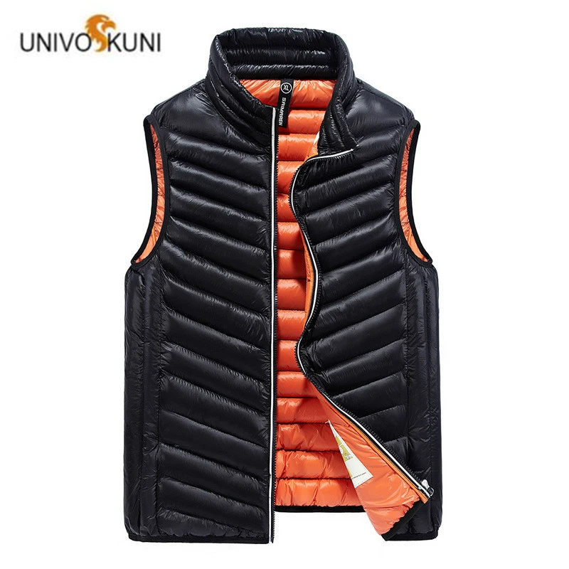 Горячая распродажа жилет на утином пуху мужские Ультра-легкие высокого качества