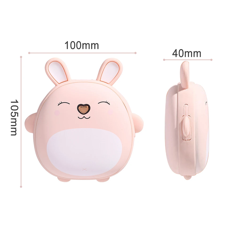 Портативный мини-обогреватель для рук на 6000 мАч перезаряжаемый внешний