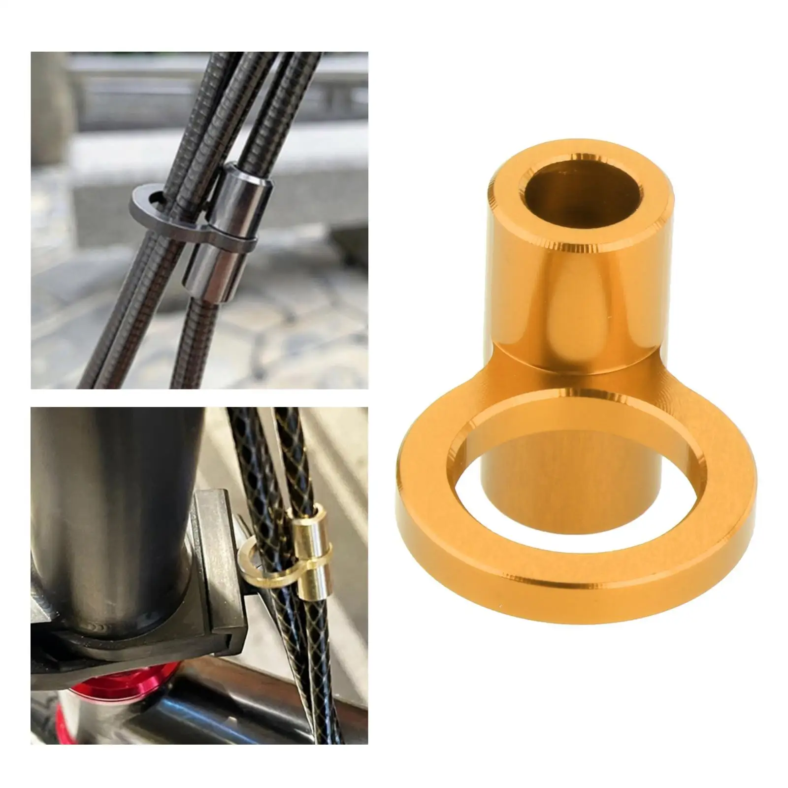 Прочный Велосипедный тормозной кабель с пряжкой направляющая велосипедная