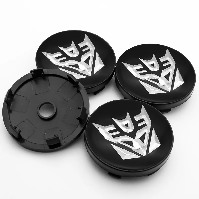 

car accessories personality creative modification Transformers- logo sticker 60mm emblem car wheel center hub caps Badge covers