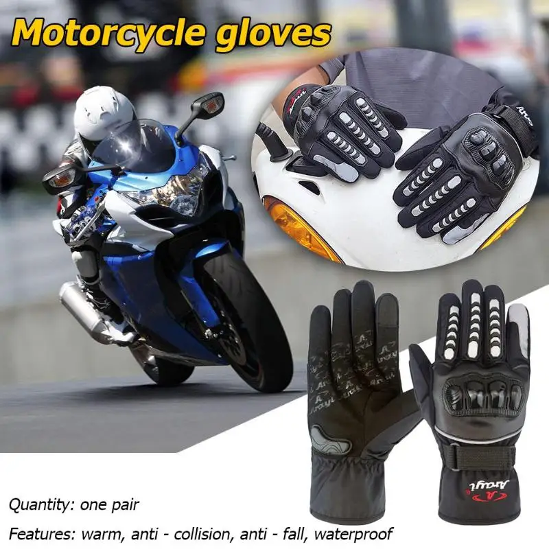 Мужские мотоциклетные перчатки SUOMY 100% водонепроницаемые ветрозащитные зимние Gant