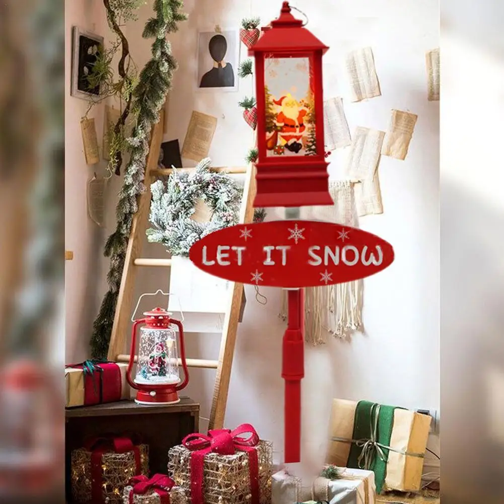 

Рождественские электрические музыкальные Уличные светильники, железные рождественские украшения, металлические уличные светильники, рож...