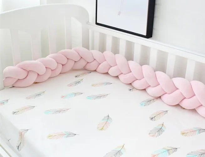 Длинная Подушка-коса с узелком для новорожденных 1 5 м ручная работа Notic Knot детская