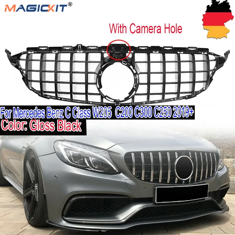 

Решетка MagicKit W205 GTR для Mercedes Benz C Class C200 C300 C250 2019 +