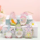 Пасхальвечерние, эльф без лица, деревянные украшения, красочные милые кролики, пасхальные яйца, подвесные украшения сделай сам, украшения для домашвечерние