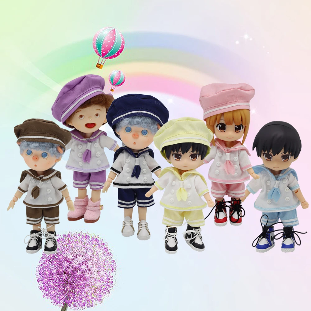 1/12 BJD куклы униформа в морском стиле одежда для Obitsu11 YMY и аксессуары кукол с телом