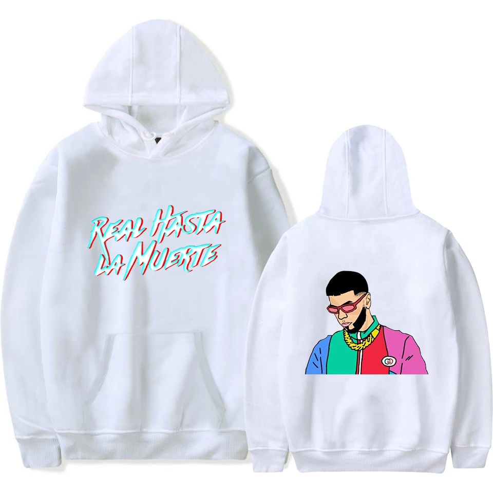Anuel AA Стиль Знаменитостей уличная Толстовка зима осень для мужчин/женщин хип хоп пуловер с длинным рукавом негабаритных толстовки