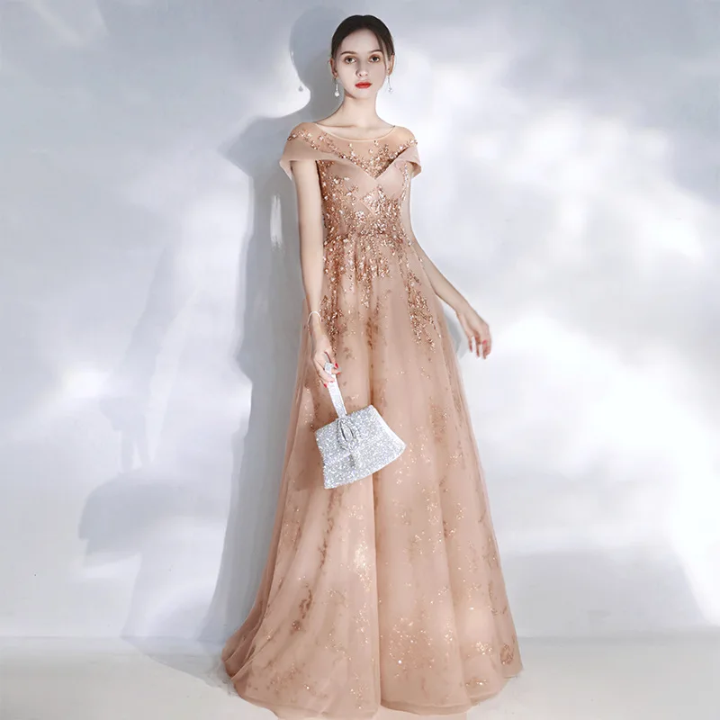 Из сетчатой ткани с вышивкой в традиционном китайском стиле свадебное платье