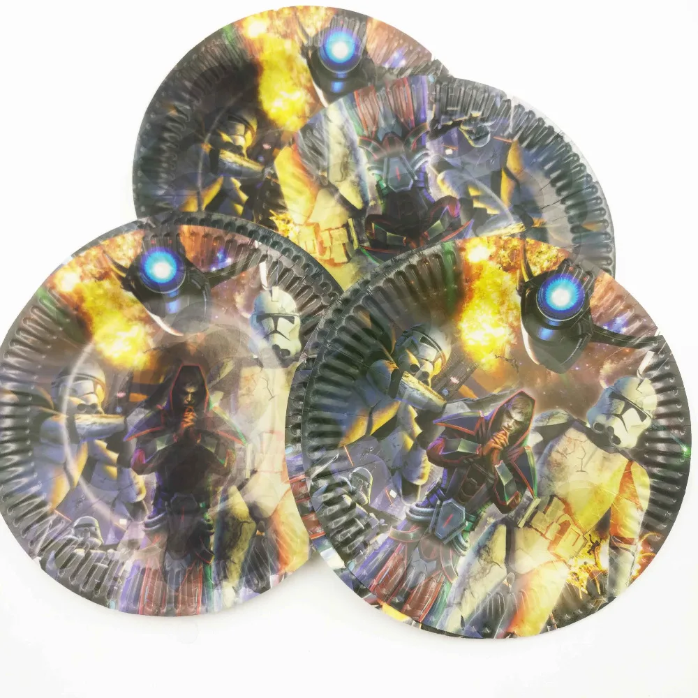 24 шт кекс Звездные войны Торт Топперы мультфильм украшение карты подставки для