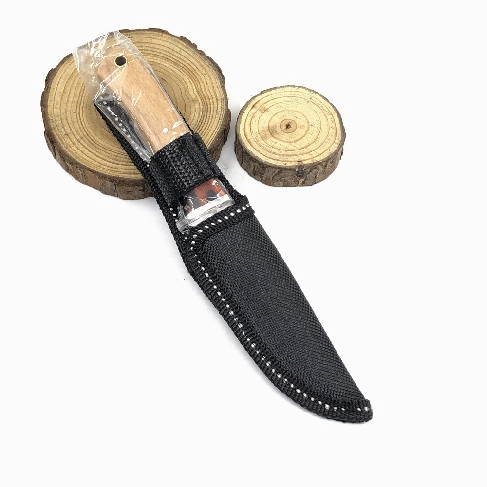 Охотничий нож с фиксированным лезвием маленький карманный прямой клинок для