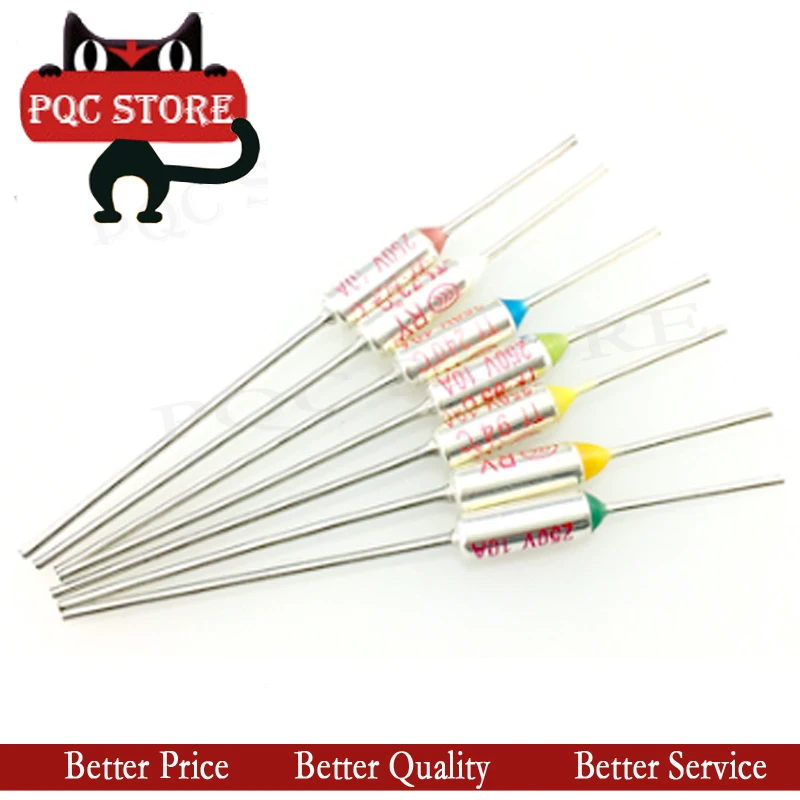 Тепловой предохранитель TF RY 10A 15A 250V Температура 65C 85C 100C 105C 120C 130C 152C 165C 172C 185C 192C 200C 216C 240C 280C 300C вкл.