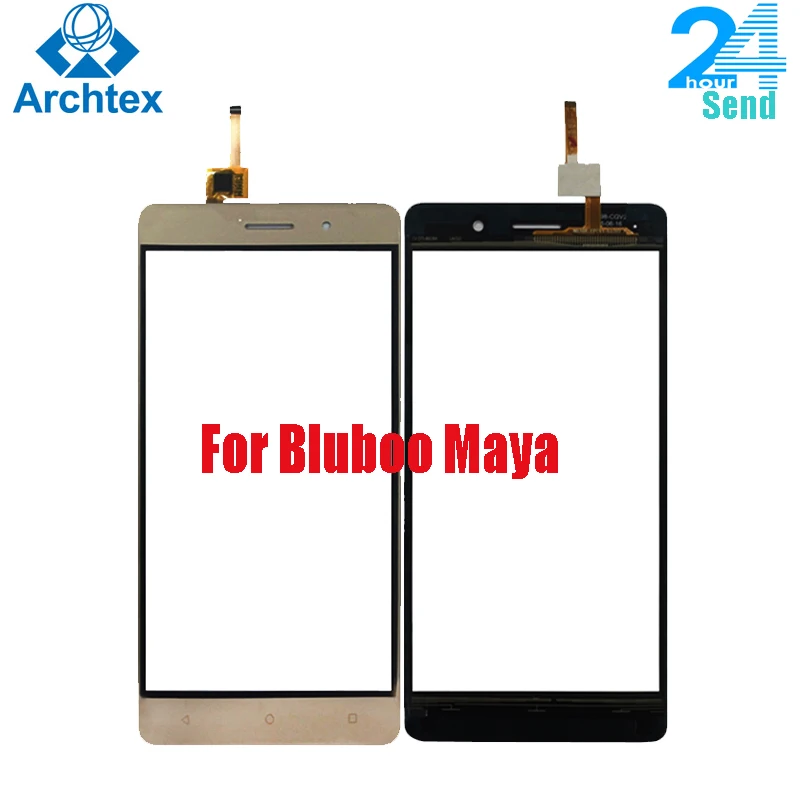 Для оригинальной сенсорной панели Bluboo Maya стеклянный объектив дигитайзер датчик +