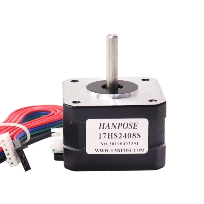 Шаговый двигатель Nema17 12 Н. См 42 17HS2408S 4-lead с DuPont line 0.6A CE ROSH ISO CNC лазерный