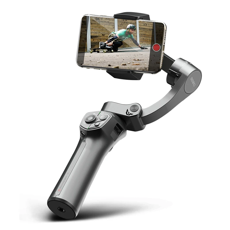 Складной стабилизатор Benro P1 P1S Ручной штатив с тремя осями для смартфонов Gopro iPhone