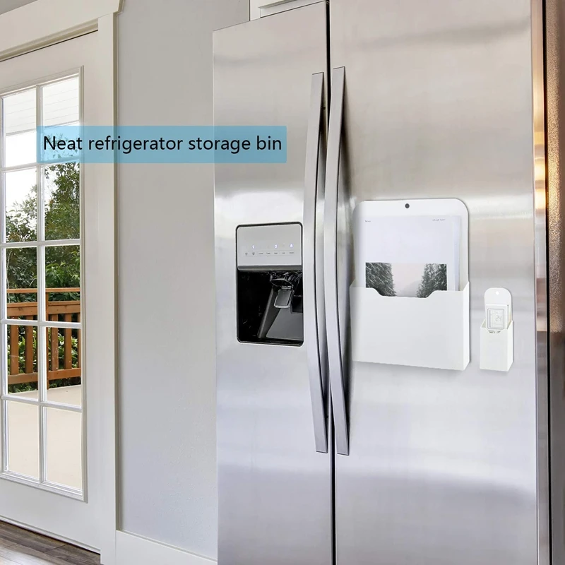 3 пакета netic держатель для файлов большой размер карман хранения холодильника