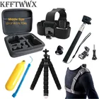 Набор аксессуаров KFFTWWX, штативы, крепления для Gopro Hero 9 8 7 6 5 4 Black SJCAM SJ4000 APEMAN AKASO EKEN H9R YI 4K DBPOWER