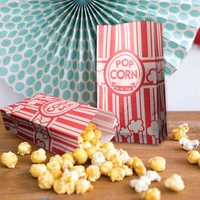 5024pcs popcorn boxes holder cartons paper bags stripe box for theater wedding and dinosaur dart board for kids birthday party