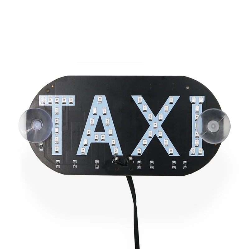 Onever 1 шт. 12 В LED такси светодиодный автомобильный индикатор ветрового стекла для