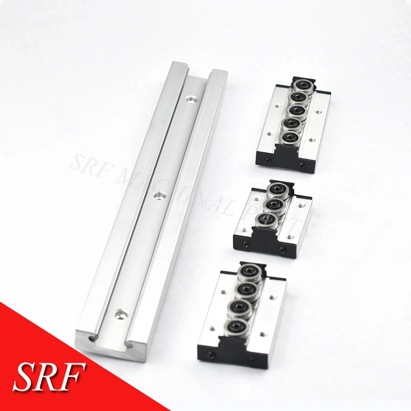 Алюминиевый двунаправленный торцовочно ролик линейная рельсовая направляющая