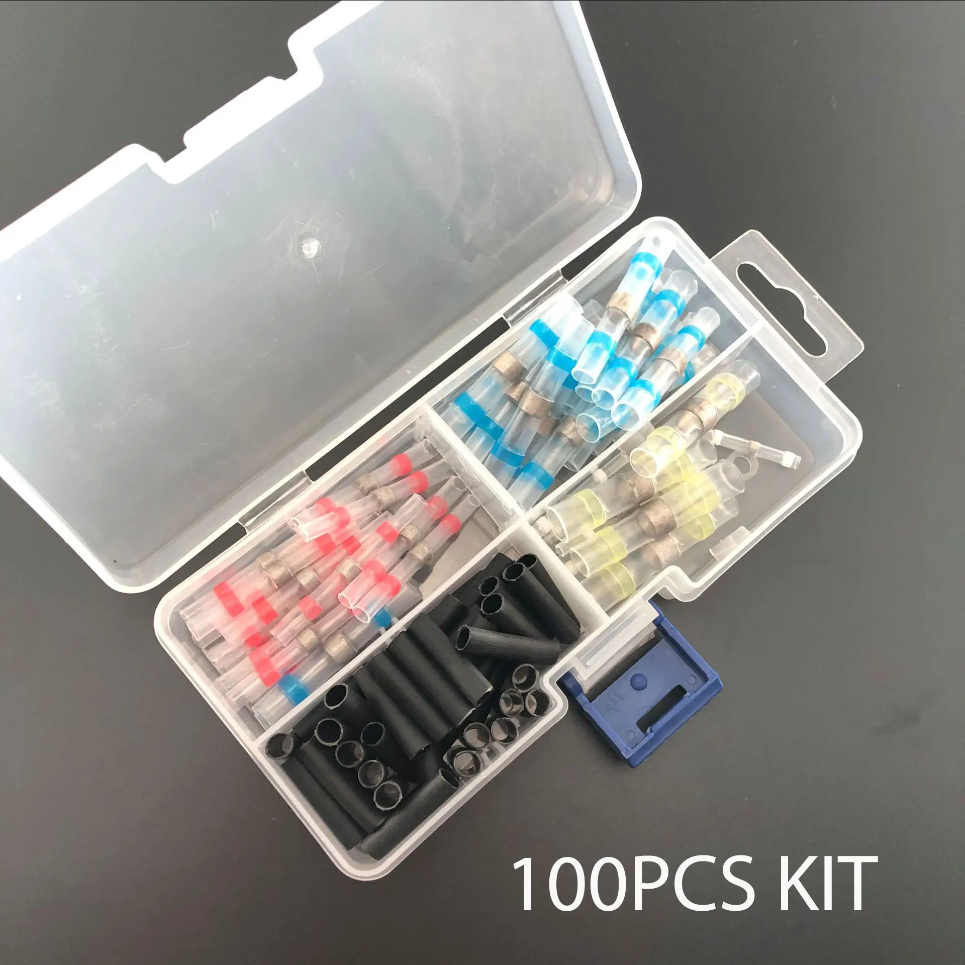 50/100/100 шт набор электрических проводов соединители изолированные муфты для