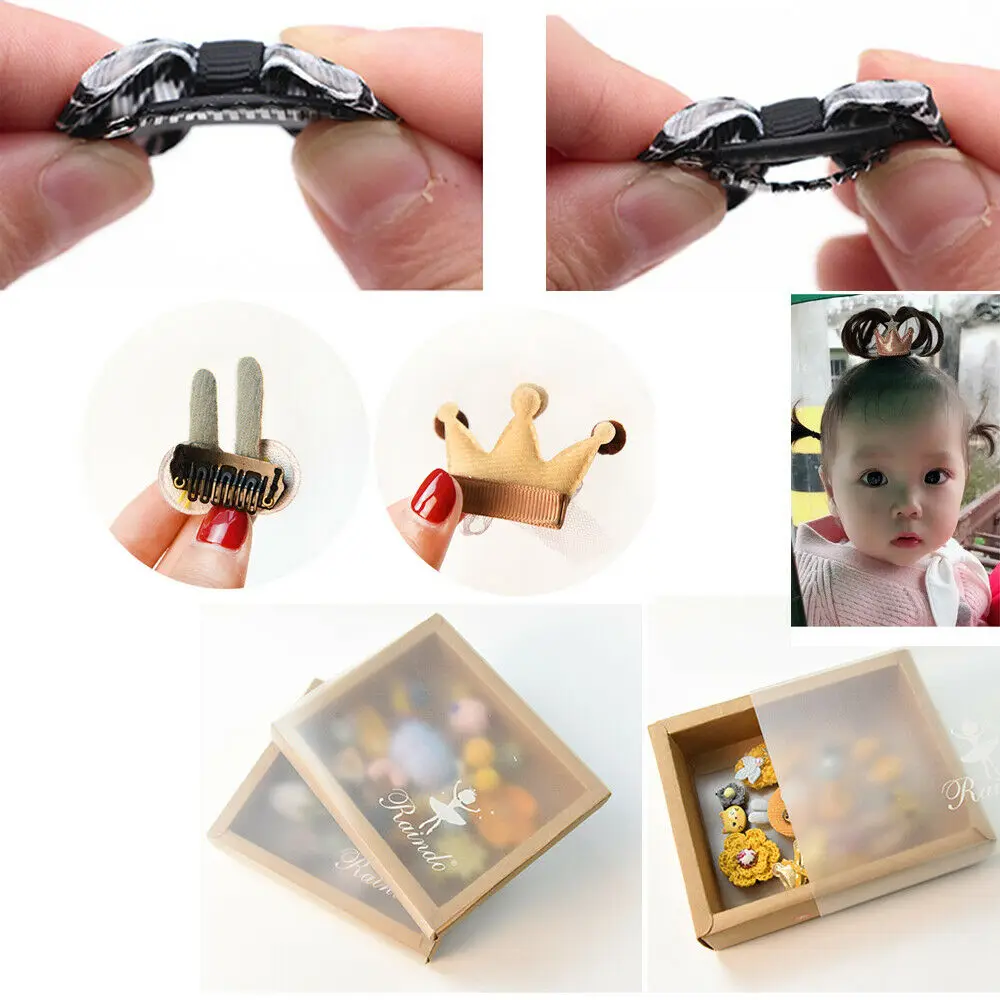 10 шт смешанных стилей мультфильмов для маленьких девочек заколки волос