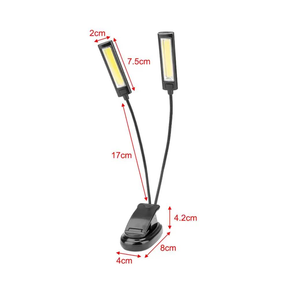 SANYI Регулируемая Настольная лампа для чтения настольная планшета 2 светодиода