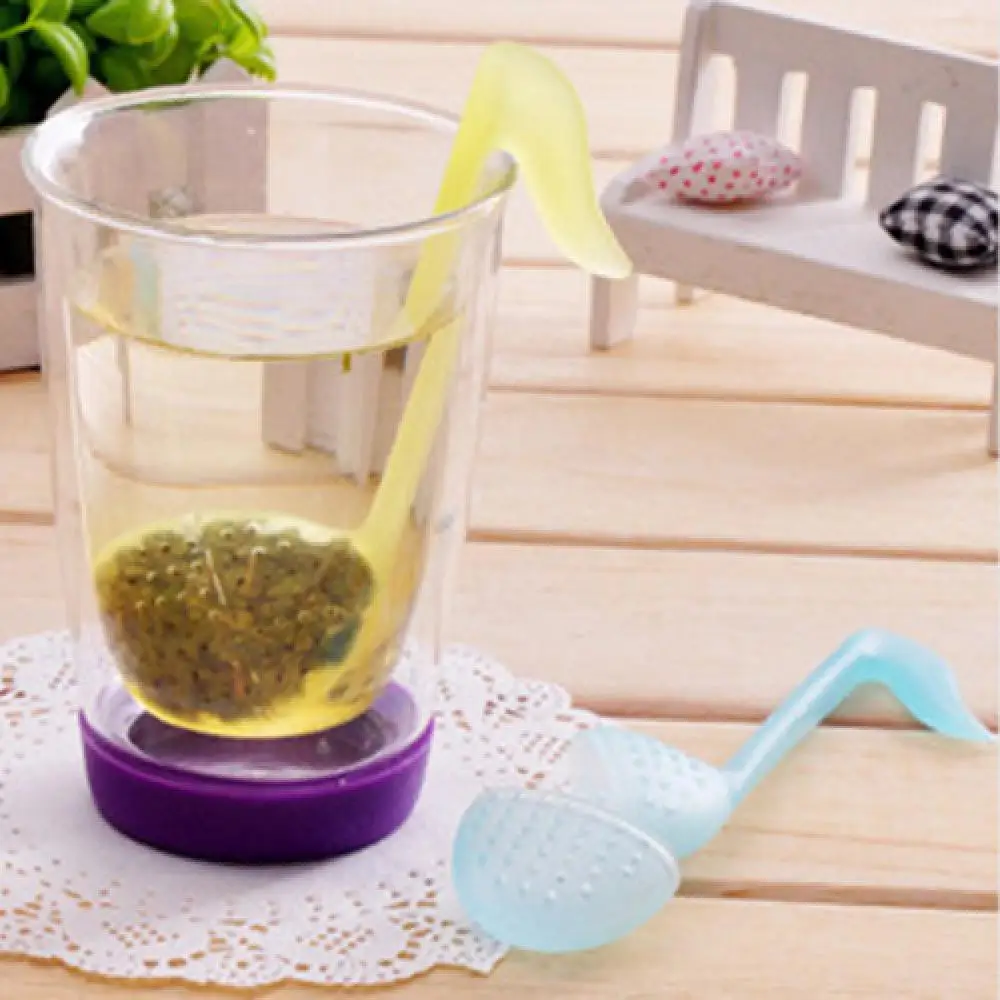 

1Pc Music Note Fashion Useful Tea Leaf Strainer Spoon Teaspoon Infuser Filter