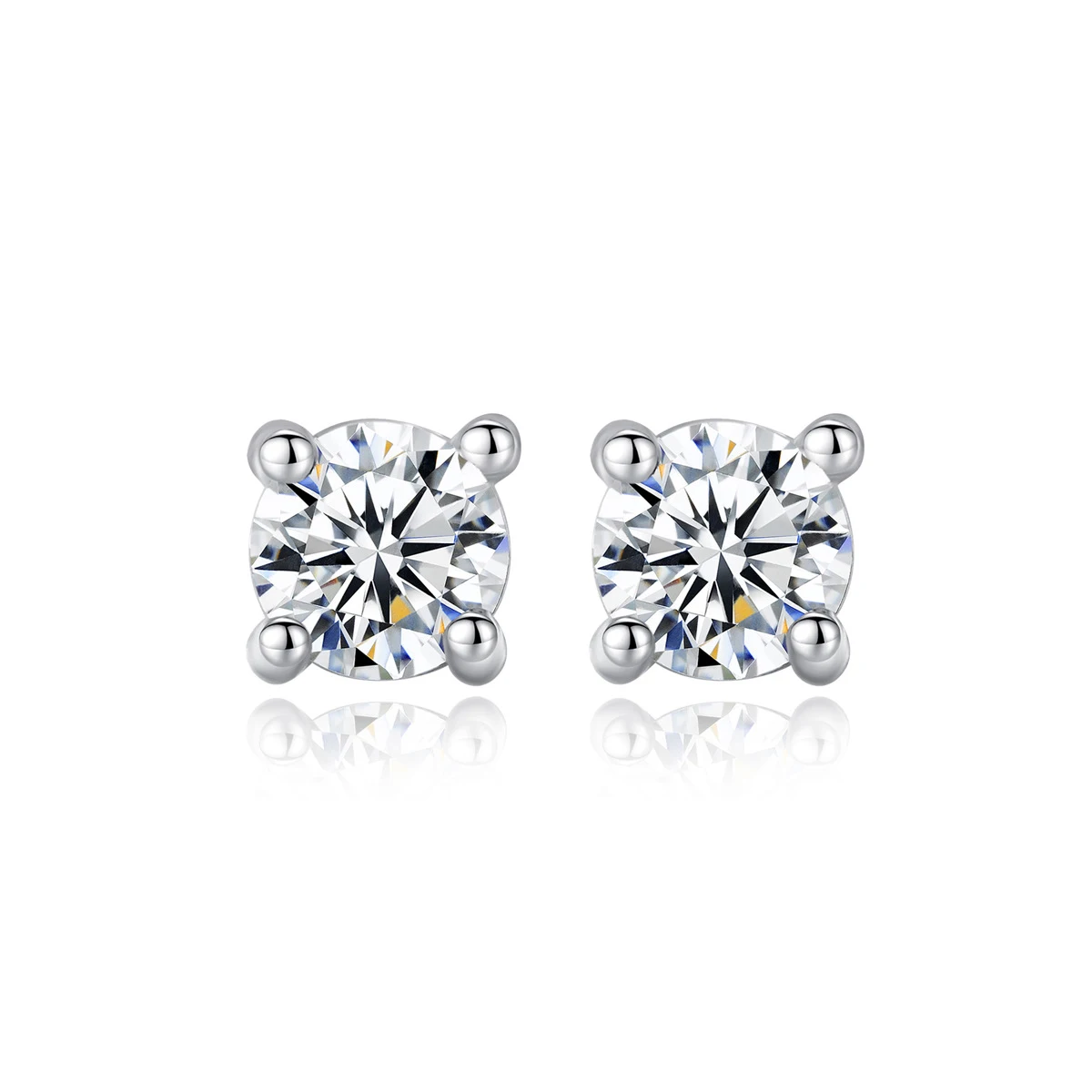 

S925 Sterling Silver Zircon Fashion Women's Ear Studs