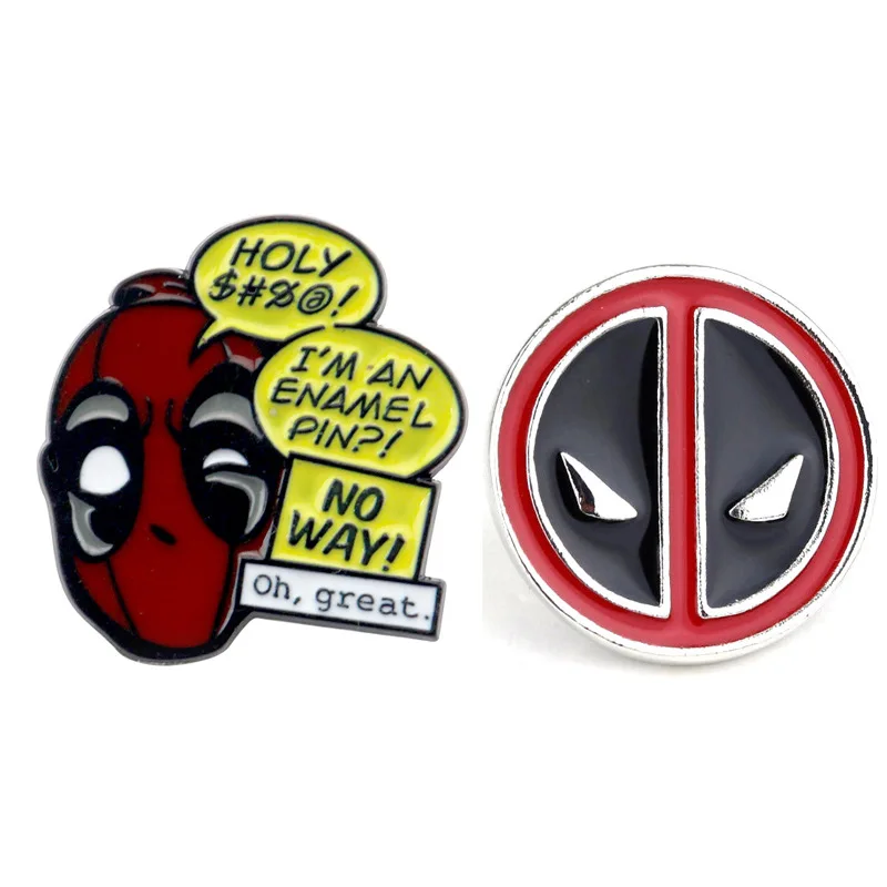 

Disney Marvel Brooch Cartoon Cute Deadpool Metal Enamel Badge Fashion Clothing Accessories Couple Backpack Jewelry