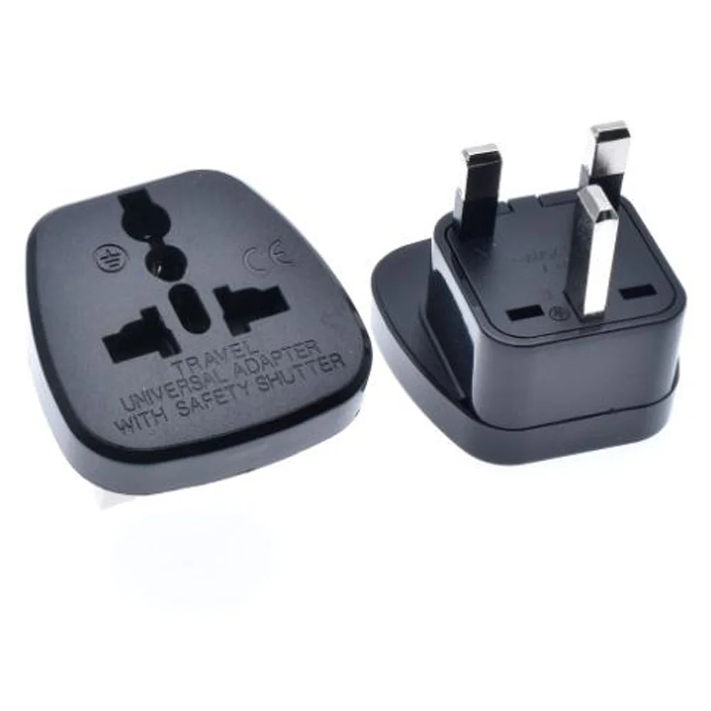 Дорожный адаптер черного и белого цвета 13 а 250 В переходник с розеткой для