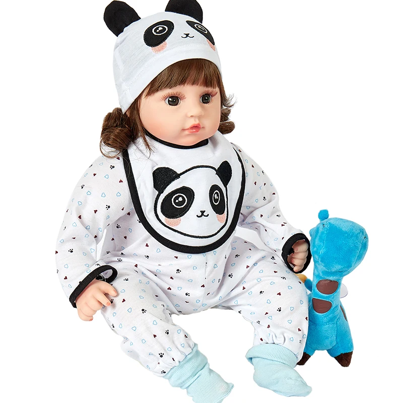 Кукла реборн JINGXIN PRINSES 45 см мягкая силиконовая кукла-младенец Реалистичная