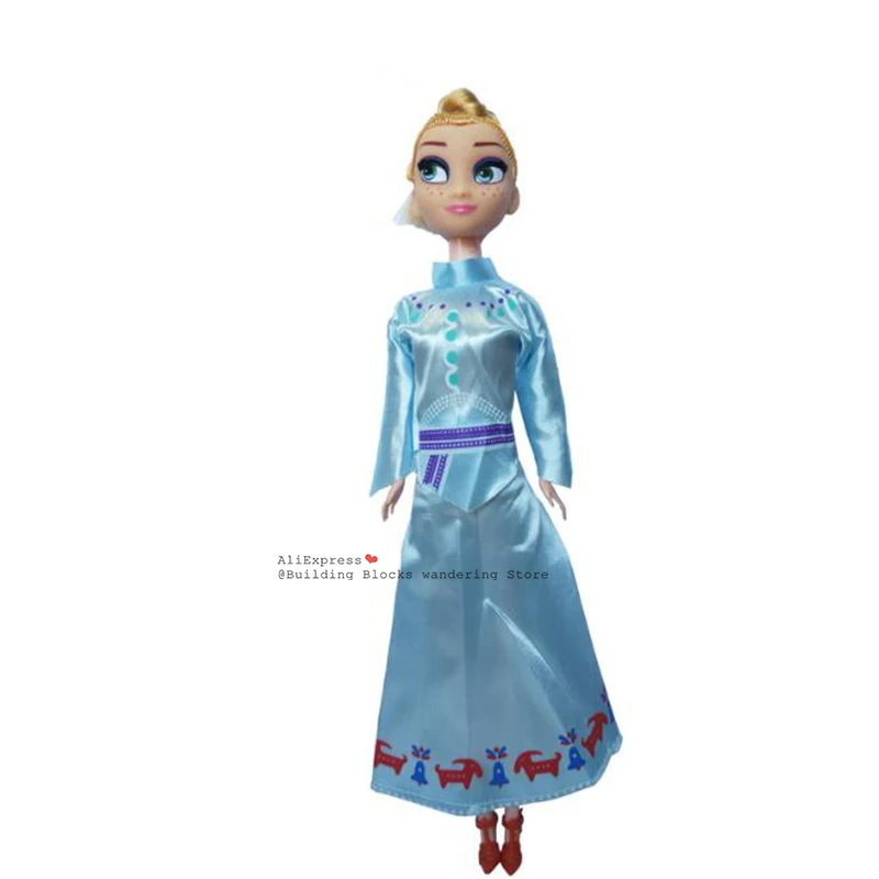 NEW STYLE Anna doll Без коробки, высокое качество, 4 шт./лот, Boneca, 30 см, Кукла Эльза, игрушки для девочек, Fever 2, куклы принцессы Анны и Эльзы, Одежда для кукол, детей - Цвет: NEW STYLE Anna doll