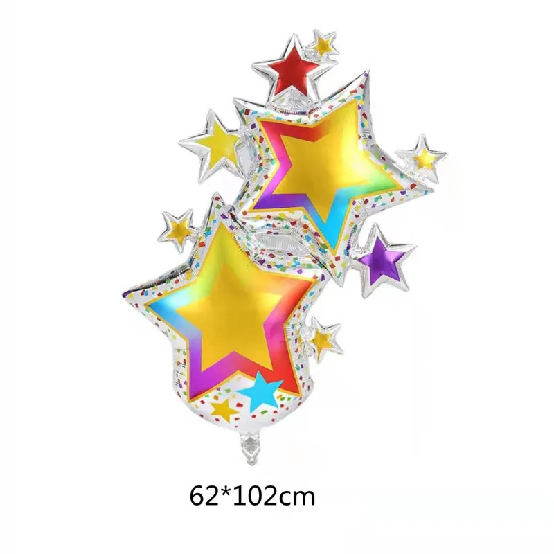 1 шт. подарок на день рождения в полоску горошек трехслойное украшение для торта