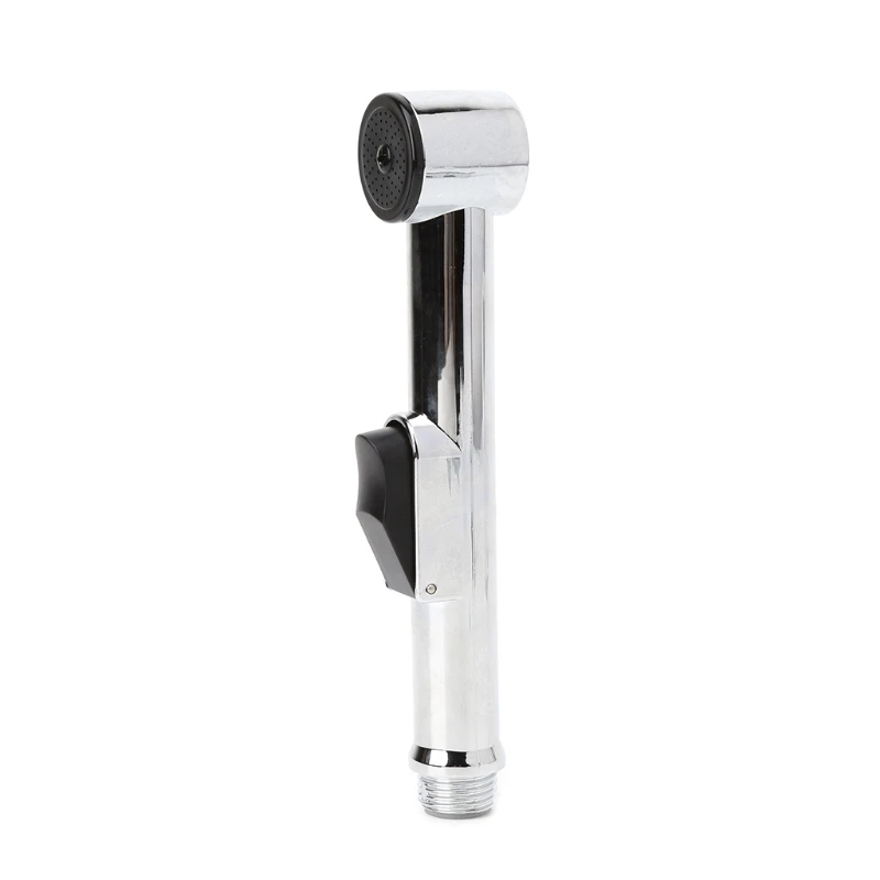 Toilet Handheld Bidet Sprayer Shattaf Cloth Diaper Sprayer ABS Polished Chrome Shower Head baby cloth diaper sprayer system with copper inside attached in the toilet high speed water easy to wash soiled cloth diaper