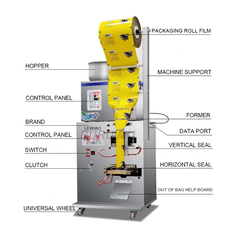 

Automatic Mixing Packaging Machine Intelligent Weighing Particle Powder Packing Machine