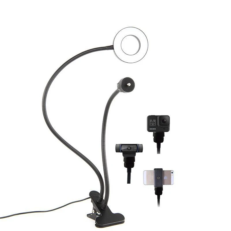 

Кольцевая подсветка для селфи, светодиодная кольцевая лампа, 360 °