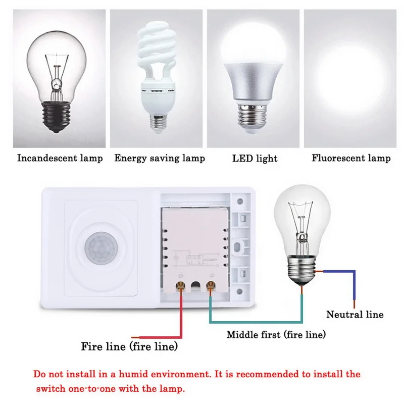 Инфракрасный датчик движения из PIR переключатель автоматический модуль