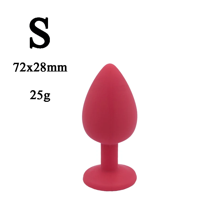 Silicone Anal Plug Butt Unisex Plated Jewelry Sex Stopper Prostate Adult Toys For Men Women Trainer Couples |