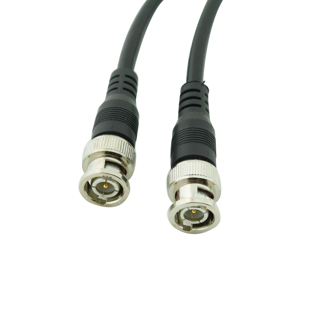 

Pripaso BNC Male To Male Adapter M/M Cable For CCTV Camera Video Cable Coaxial BNC Connector Cable Camera BNC Accessories 1M