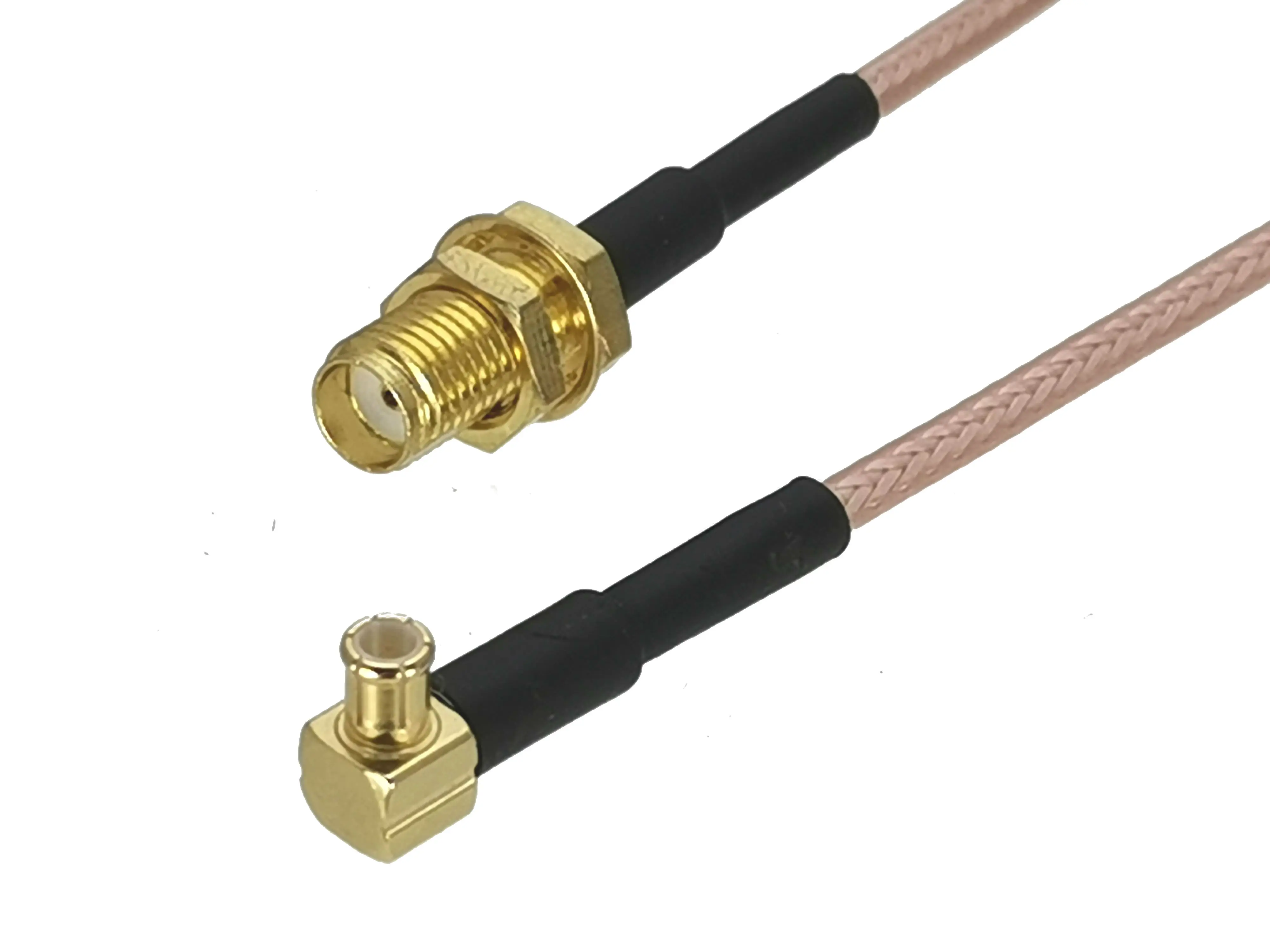 

1Pcs RG316 SMA Female Jack Bulkhead to MCX Male Right angle Connector RF Coaxial Jumper Pigtail Cable For Antenna 4inch~10M
